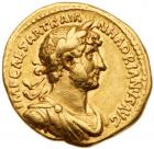 Hadrian. Gold Aureus (7.07 g), AD 117-138 VF