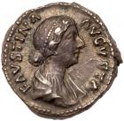 Faustina II. Silver Denarius (3.30 g), Augusta, AD 147-175 EF