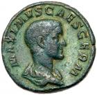 Maximus. AE Sestertius (21.75 g), Caesar, AD 235-238 VF