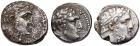 3-Piece lot of Biblical Shekels of Tyre About VF