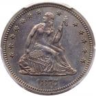 1877 Liberty Seated 25C PCGS Proof 61