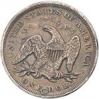 1871 Liberty Seated $1 Sharpness of EF - 2