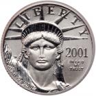 2001 $10 American Platinum Eagle ICG MS70