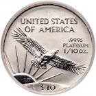 2001 $10 American Platinum Eagle ICG MS70 - 2