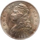 1834 Bust 50C. Sm Date & Letters PCGS AU58