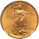 1924 $20 St. Gaudens NGC MS63