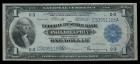 1918. $1.00 Federal Bank Note of Philadelphia, PA. VF