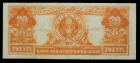 1922, $20 Gold Certificate. Legacy Very Fine 20 - 2