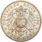 German States: Hesse-Darmstadt. 5 Marks, 1904 EF - 2