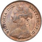 Great Britain. Halfpenny, 1881 NGC MS65 RB