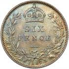 Great Britain. Sixpence, 1887 NGC MS65 - 2