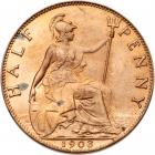 Great Britain. Halfpenny, 1903 - 2