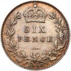 Great Britain. Sixpence, 1908 NGC MS62 - 2