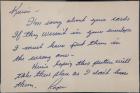 Roger Maris, Celebrated Home Run Hitter: Handwritten Note Card Apologizing to a Fan