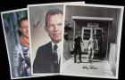 Mercury Astronauts: Five Signed Photos, Carpenter, Schirra, Cooper, Shepard and Slayton, Four Images of the Period