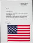 Apollo 11 Flown US Flag, Man's First Landing on the Moon