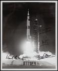 Apollo 11: Outstanding Crew Signed NASA Photo of Apollo/Saturn V Launch