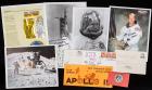 Apollo 15: (7) Outstanding Astronaut Autographs - Moonwalkers Jim Irwin & David Scott + CMP Al Worden and Sample LM Kapton Foil