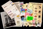 Collections of 200 Space Voyage Postal Covers, 125 NASA Badges, Four Launch Complex & VAB Souvenir Presentations + 12 DVDS