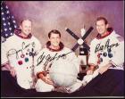 Skylab 4: Scarce Oversized Signed Photo by Crew: Carr, Gibson and Pogue