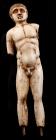 Roman Carved Bone Figure of a Nude Male, Circa 1st Century B.C.E.