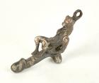 Greco-Roman Style Silver Satyr Pendant With Exaggerated Phallus